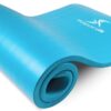 ProsourceFit Extra Thick Yoga and Pilates Mat ½” (13mm) or 1" (25mm), 71-inch Long High Density Exercise Mat with Comfort Foam and Carrying Strap, Grey