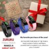 ZURURU Fitness Tracker with Blood Pressure Heart Rate Sleep Health Monitor for Men and Women, Upgraded Waterproof Activity Tracker Watch, Step Calorie Counter Pedometer Purple