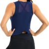 ICTIVE Workout Crop Tops for Women Yoga Cross Sleeveless Gym Mesh Back Running Tank Muscle Shirts