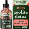 Zeolite Detox for Kids | Heavy Metal Detox | Methyl Vitamin B12, C and D3 for added Energy, Immune, and Focus | 2 oz liquid drops (60 Servings) | Parasite Cleanse | No Preservatives, Vegan, Non-GMO