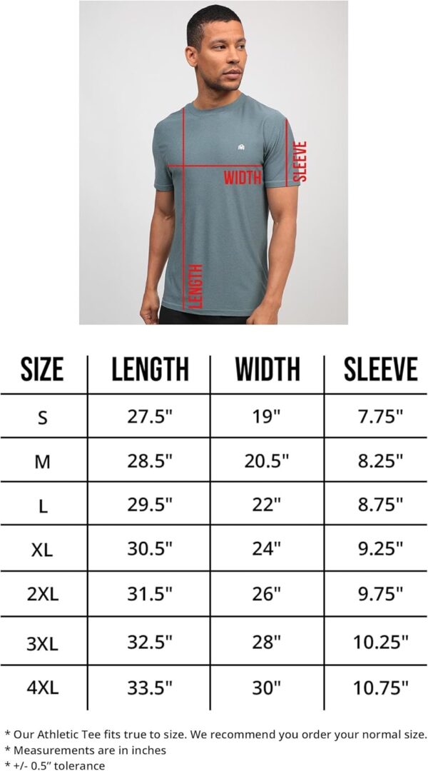 INTO THE AM Premium Workout Shirts for Men - Ultra-Lightweight Athletic Gym Tees S - 4XL
