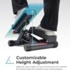 Sunny Health & Fitness Mini Steppers for Exercise at Home, Stair Step Workout Machine with Optional Resistance Bands, Full Body Cardio Equipment, Optional Free SunnyFit App Connection Smart Stepper