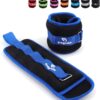 Ankle Weights for Women, Men and Kids - 1/2/3/4/6/8/10/12/15/20 LBS 1 Pair Strength Training Wrist/Leg/Arm Weight with Adjustable Strap for Jogging, Gymnastics, Aerobics, Physical Therapy