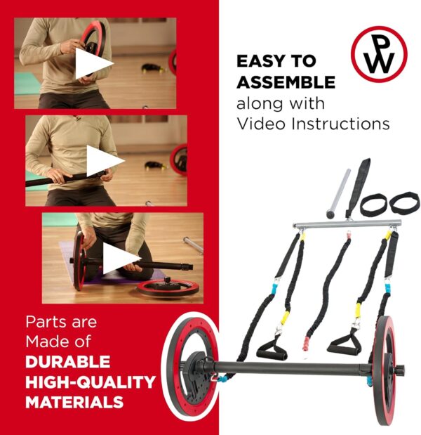 Pilates Wheel Digital for Pilates Workouts - Plus a Nutrition Guide and 15 Online Instructional Videos