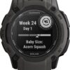 Garmin Instinct 2X Solar, Rugged GPS Smartwatch, Built-in Flashlight, Solar Charging Capability, Multi-Band GNSS, Graphite