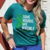 Womens Mental Health Matters Shirts Green Ribbon Awareness T-Shirt Inspirational Tee Top