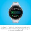Garmin Forerunner 265S Advanced Multisport Touchscreen Smartwatch, Whitestone | Heart Rate Monitor, Training Stats, Daily Suggested Workouts, Up to 15 Day Battery Life with Signature Gift Bundle