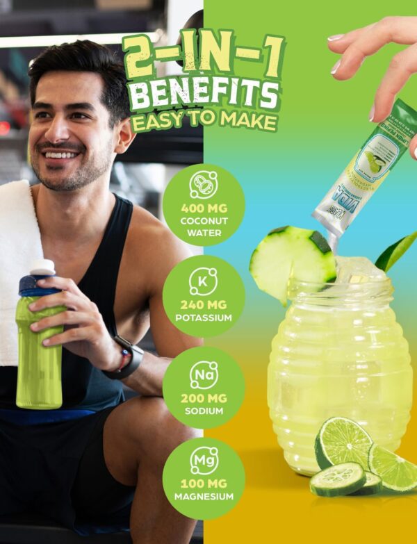 Variety Pack Hydration Sugar-Free Powder Packets |Electrolyte Agua Fresca Drink Mix |Pineapple, Horchata & Cucumber Limeade |15 Single Serve Sticks |Low Calorie, Natural Colors and Flavors