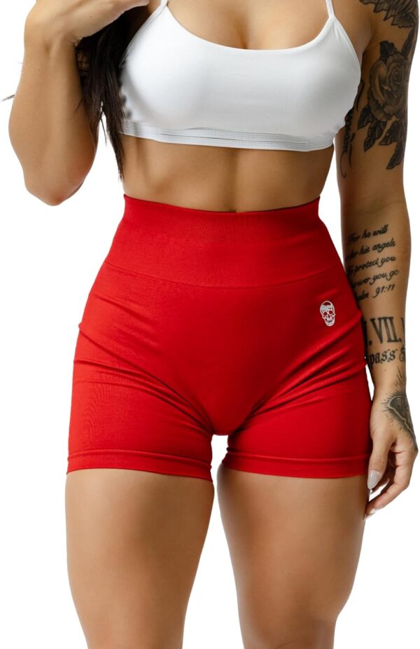 Gymreapers Infinity Seamless Workout Shorts High Waist Biker Shorts for Women Athletic Gym Running Pilates Yoga Sport Short