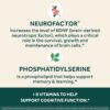 NEURIVA Plus Brain Supplement for Memory and Focus Clinically Tested Nootropics for Concentration for Mental Clarity, Cognitive Enhancement Vitamins B6, B12, Phosphatidylserine 30 Capsules