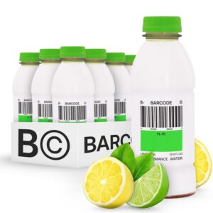 Barcode Premium Sports Hydration Drink - No Added Sugars, Lemon Lime, 12 Pack - No Added Sugar - Plant-Based Beverage - Adaptogen Drink for Immunity & Performance - Ashwagandha & Magnesium