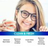 Retainer & Denture Cleaner Tablets 120 Pcs (4 Months Supply) - Retainer Cleaner Tablets for Invisalign,Retainers, Dentures, Night & Mouth Guard,Removes Stains & Plaque, Mint Flavor