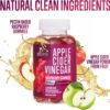 Apple Cider Vinegar Gummies 1000mg for Detox & Cleanse, ACV Gummy Vitamin B12 for Digestion Metabolism & Immune Health Support, Natural Apple Raspberry Flavor, Gluten Free & Vegan - 120 Gummies