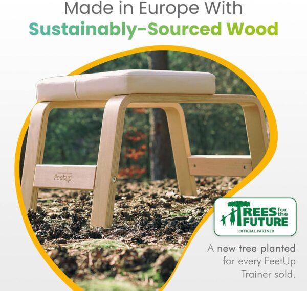 71Aw0VcOQFL._AC_SL1500_.jpg FeetUp - The Original Yoga Headstand Bench, Vegan Handstand Trainer Bench and Stand, Strength Training Inversion Equipment for Relaxation and Strength, Includes App & Starter Kit, #1 Worldwide