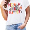 71B28pPpZiL._AC_SL1500_.jpg MAIHUN Mental Health Matters Shirt Womens Therapist Psychologist Tshirt Human Brain Illness Awareness Short Sleeve