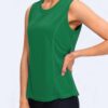 YYV Women's Workout Tank Tops Lightweight Sleeveless Shirts for Women Loose Fit Tops for Athletic Running Tennis Yoga