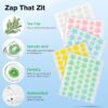 Pimple Patches for Face, Hydrocolloid Acne Patches, Cute Star Zit Covers, Colorful Spot Stickers with Tea Tree, Salicylic Acid & Cica Oil| 3 Sizes (10mm, 12mm & 14mm) |200 Count