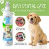 Dog Dental Spray Removes Tartar, Plaque and Freshens Breath Instantly. The Most Advanced Dental Spray for Healthy Teeth, Gums and Oral Health Care for Your Dog, Cat or Pet - 1-8 oz. bottle