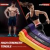 LEEKEY Resistance Bands, Exercise Bands Pull Up Assist Bands - Workout Bands Set - Mobility Band Powerlifting Bands for Men and Women Fitness Training, Physical Therapy,Home Workouts