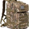 QT&QY 45L Military Tactical Backpacks Molle Army Assault Pack 3 Day Bug Out Bag Hiking Treeking Rucksack…