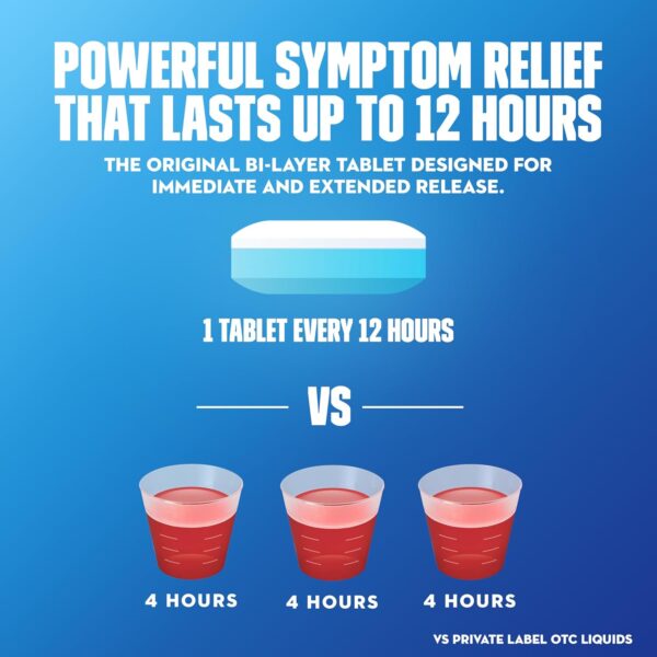 Mucinex 12 Hour 1200mg Maximum Strength Guaifenesin Chest Congestion & Mucus Relief, Guaifenesin Expectorant Aids Mucus Removal, Chest Decongestant for Adults, Dr Recommended, 42ct Tablets