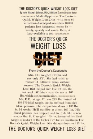 The Doctor's Quick Weight Loss Diet