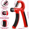 FitBeast Grip Strengthener Forearm Strengthener Hand Grips Strengthener Kit - 5 Pack Adjustable Resistance