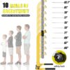 soges Power Tower Pull Up Bar Station, Free Standing Pull Up Rack Dip Station for Home Gym, Height Adjustable Home Strength Training Fitness Workout Equipment
