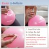 Small Exercise Ball, 9 Inch Mini Pilates Ball, Anti Burst and Slip Resistant Mini Yoga Ball for Stability, Fitness, Physical Therapy, Stretching & Core Strength Workout at Home Gym & Office