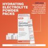 Rugby Sugar-Free Hydrating Electrolyte Powder Packs - Drink Mix Powder Packets with 5 Vitamins - Improved Hydration - Natural Lemon-Lime Flavor - 10 Stick Packs - 0.45 Oz Each (1 Pack)