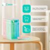 50 Count Individually Wrapped Dental Floss Picks-Oral Care Flossers for Adults- Floss Singles Bag- Travel Hotel Restaurant Office Car Dental Floss