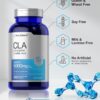 Horbäach CLA Supplement | 300 Softgel Pills | Maximum Potency | Conjugated Lineolic Acid from Safflower Oil | Non-GMO, Gluten Free