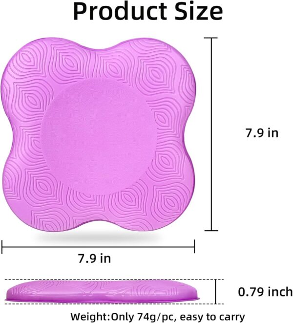 4PCS yoga knee pads, yoga wrist pads, yoga anti slip pads, Pilates support pads, designed to protect the balance of male and female knees, elbows, and wrists during exercise