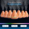 Aromatherapy Essential Oil Diffuser Gift Set - 400ml Ultrasonic Diffuser with 20 Essential Plant Oils - 4 Timer & 7 Ambient Light Settings - Therapeutic Grade