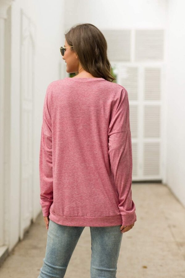 Muicy Womens Sunshine Shirt Casual Long Sleeve Shirt Tops Trendy Loose Fit Sweatshirts Tunic Tops with Pockets