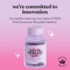 Lemme Debloat - Digestive & Gut Health Gummies with 2 Clinically Studied Probiotics & Prebiotic, 3 Billion CFUs - Vegan, Gluten Free, Non GMO, BlackBerry Flavor (60 Count)