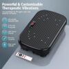 Vibration Plate Exercise Machine, Vibration Plate for Lymphatic Drainage 330 Lbs Capacity Whole Body Vibration Platform Machines Helps Weight Loss Shaping Toning Wellness Home Gyms Office