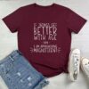 YITAN Women Cute Graphic Better Shirt Short Sleeve Tees Tops