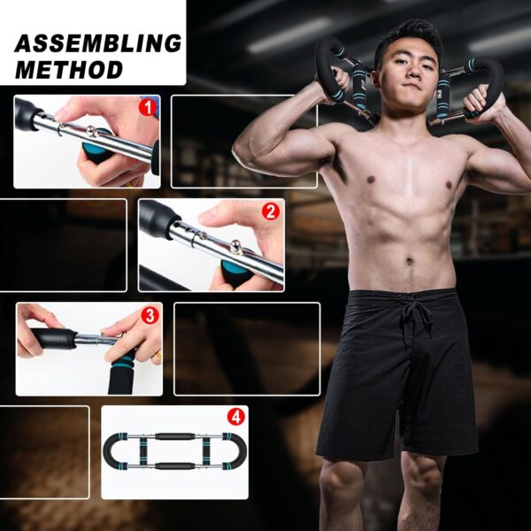 71CKA5RSrYL._AC_SL1500_.jpg The ultimate arm trainer. Adjustable chest expander, arm exerciser. Shoulder muscle training fitness equipment, upper body strength training machine. Portable spring resistance home fitness equipment.