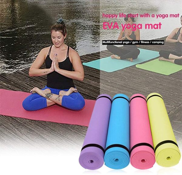 GREFER Yoga Mat Kit for Men & Women Non Slip Excercise Mat for Yoga,Pilates, Stretching, Floor & Fitness Workouts Yoga Gear and Accessories for Beginners Includes Carrying Strap
