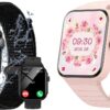 Parsonver Smart Watch((Answer/Make Calls), PSSW4B Bundle with PSB10G