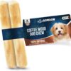 Real Coffee Wood Chew Toy for Dogs - 100% Natural Toys for Puppies Under 12lbs - Puppy chew Toys for Teething - Wood Toys for Training, Rewards - Relieve Stress - XXS - 2 Pack