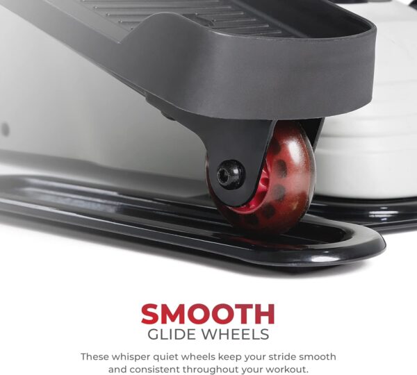 71CP6REHuL._AC_SL1500_.jpg Sunny Health & Fitness Sitting Under Desk Elliptical Exerciser, Portable Pedal Training Machine for Senior Exercise, Peddler for Home Workout, Optional Free SunnyFit App, Magnetic, Motorized & In Pink