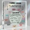 Mental Health Awareness Gifts, Mental Health Decor, Positive Affirmations Psychology Gifts, Therapy Office School Counselor Sign, Things I Can Control Acrylic Gifts, School Counselor Office Must Haves