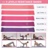 Pilates Ball Resistance Bands Pilates Socks Sets, Loop Exercise Bands 5 Levels, Small Pilates Ball 9 Inch, Non Slip Socks Grips Yoga Kit for Home Workouts