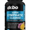 Lymphatic Drainage Supplements Pills - Lymphatic Support Total Herbal Cleanse Products Echinacea, Ginger, Dandelion, Red Root & Red Clover Supplement - Lymph Node Detox Cleanse Lymph System Drainage