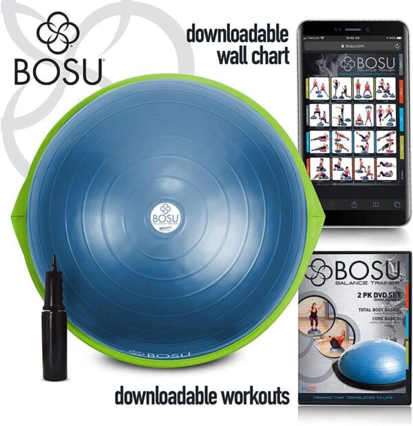 Bosu Home Gym Equipment The Original Balance Trainer 26 Inch Diameter