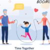 BOOMIBOO Jump Rope, Adjustable Jump Ropes,Skipping Rope Tangle-Free Rapid Speed with Ball Bearings for Women Men Kids,Exercise & Slim Body Jumprope at Home School Gym