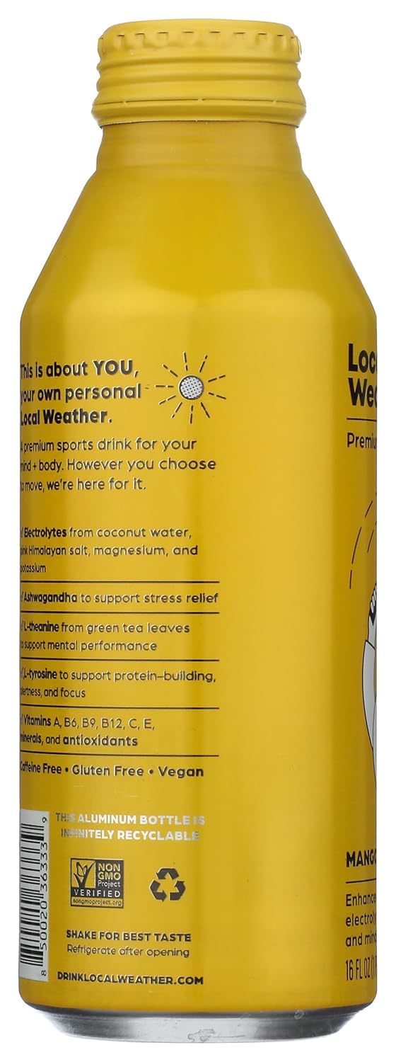 Local Weather Mango Passionfruit Sports Drink, 16 FZ