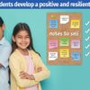 ZOCO — Notes to Self Poster — Mental Health Awareness — School Counselor Office Decor — Growth Mindset, Positive Thinking for Teens — Motivational Posters for Classrooms — LAMINATED, 12x18 inches